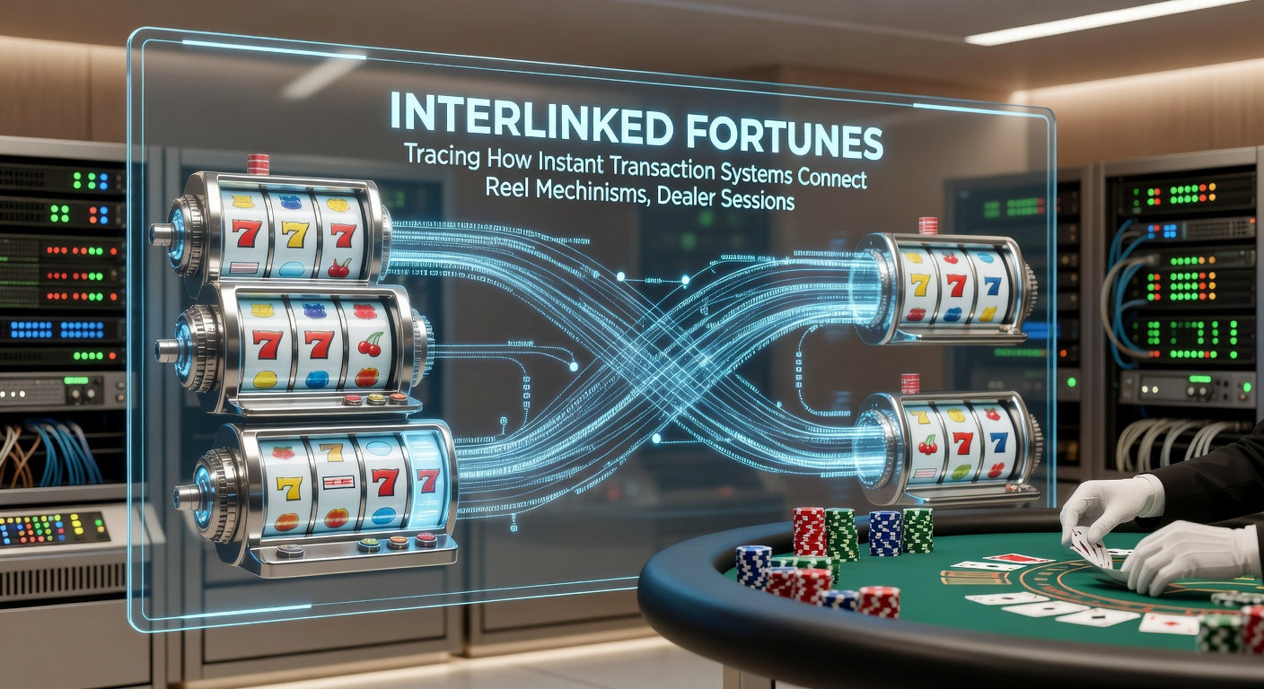 Illustration of instant payment flows linking mobile slots, live roulette, and sports betting markets